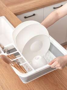 Foldable Bowl Rack, Storage Rack, Sink, Foldable Dishwashing Basin, For Placing Bowls, Chopsticks, Plates, Storage Of Bowls, Chopsticks, Plates, Folding Drip Rack - Multi-size - View 5