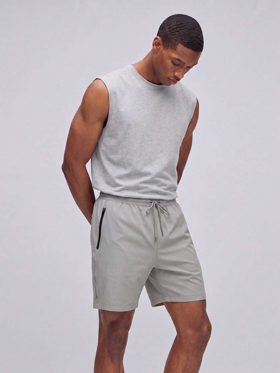 Nelvento Soul Shorts Estilo Namorado Simples, Versátil, Diário, Casual, Esportivo, Shorts de Ginástica, Shorts Estilo Namorado, Shorts de Basquete Estilo Namorado, Desinfetante para as Mãos, Shorts Cinza Escolar, Shorts de Treino de Secagem Rápida, Shorts de Ginástica para Caminhada ao Ar Livre, Shorts de Corrida com Bolsos, Shorts de Treino Cinza, Leves - Cinza - Visão 1