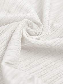 Freevana Pantalones de Linterna de unicolor Casual y Versátil Talla Grande - Blanco - Ver 8