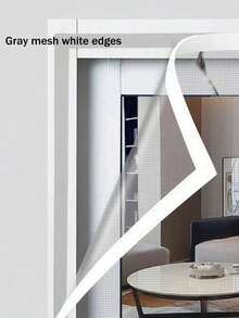 1PC Self Adhesive Window Screen Net Invisible Insect Proof Net For Home Use Summer Easy Installation Durable Mesh Anti Mosquito Fly Protection Keep Bugs Out Ventilation Breathable Fits Most Windows Doors - multicolor - View 6