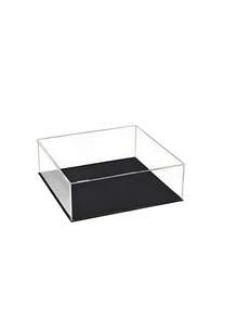 Transparent Acrylic Display Boxes, Available In 11 Sizes, Diy Assembly, Suitable For Displaying Models, Building Blocks, Crafts, And Souvenirs, And Providing Dust Protection. - 5mm Black PVC Base - View 8
