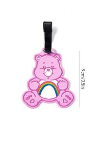 SHEIN X Care Bears Love Bear 全身 PVC 行李吊牌 - 粉色 - 查看 3