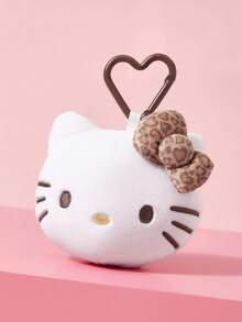 HELLO KITTY AND FRIENDS | SHEIN 1個可愛卡通貓咪吊飾，優雅時尚，可掛在包包與鑰匙上 - 豹紋 - 查看 5