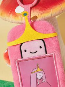 ADVENTURE TIME X SHEIN Crown Card Bag, Cute Shape, Suitable For Putting Idou Small Cards, Work Cards, Campus Cards, Transportation Cards, Etc., Transparent PVC Window Design, Can Be Hung On The Bag - Adventure Treasure - View 2