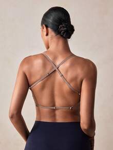 Veilyse Women's Seamless Backless Sexy Lingerie Summer Bridal Underwear 3 Adjustable Straps Low Back Wedding Lingerie Breathable Comfortable Formal Occasion Camisole - Multicolor - View 3