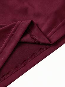 SHEIN MOD 2件組 3種穿法女款休閒純色修身上衣，C - 棕色 - 查看 7