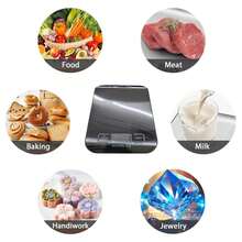 Food Kitchen Scale, Digital Grams And Ounces For Baking, Cooking And Meal Prep, Postal Scale For Packages, Liquids, Jewelry, Lcd Display - Multicolor - View 5