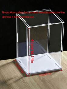 Collectible Display Box, Assembleable Transparent Acrylic Box, Alternative To Glass Display Box, Suitable For Displaying Figurines, Home Storage, And Organizing Toys - Multicolor - View 9