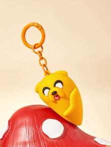 ADVENTURE TIME X SHEIN Colgador de bolso creativo tridimensional, llavero, regalo - Multicolor - Ver 6