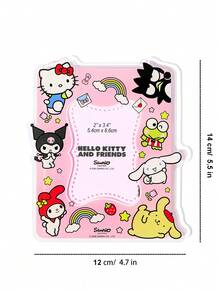 HELLO KITTY AND FRIENDS | SHEIN Cartoon Photo Frame Holder, Refrigerator Sticker, Acrylic Photo Frame, Suitable For Photo Display, With Refrigerator Sticker, Gifts, Gift Ideas - Multicolor - View 4