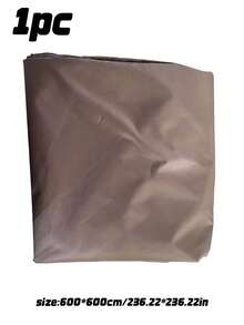1 Rectangular Waterproof Sunshade With Arc Edge Design, 90% UV Blocking Rate, Heavy-Duty Shade Canopy For Courtyard, Balcony, Terrace, Backyard, Frontyard, Courtyard, And Pavilion. Sunshade Sail, Courtyard Sun Protection, Outdoor Sunshade - Multicolor - View 9