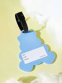 SHEIN X Care Bears Love Bear Full Body PVC Luggage Tag - Blue - View 4