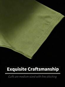 Gym Rark Men's Solid Color Short Sleeve Slim Fit Sports T-Shirt - Green - View 3