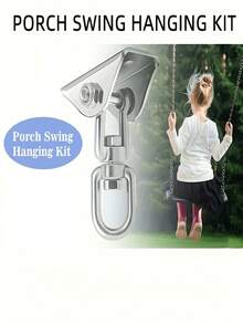 6pcs/Set 304 Stainless Steel Hammock Hardware Kit - Rust-Proof And Durable Swing Hooks - Multifunctional, Easy-Install Swivel Hook Design For Hammocks, Yoga, Punching Bags, Swing Accessories - Multicolor - View 6