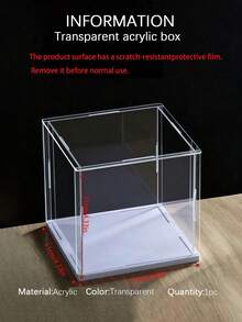Collectible Display Box, Assembleable Transparent Acrylic Box, Alternative To Glass Display Box, Suitable For Displaying Figurines, Home Storage, And Organizing Toys - Multicolor - View 24