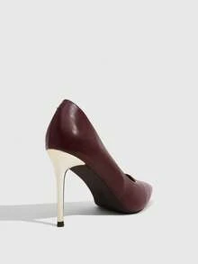 CUCCOO SZL Women's High-Heeled Shoes Are Sexy - Burgundy - View 3