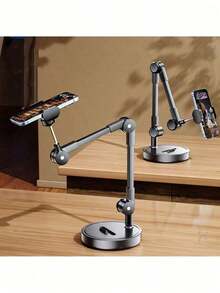 1PC Adjustable ABS Waterproof Tripod Phone Stand Multi Angle Stable Clip For Video Gaming Vlog Bedroom Decor Father Gift RV Essential - Phone Stand - View 9