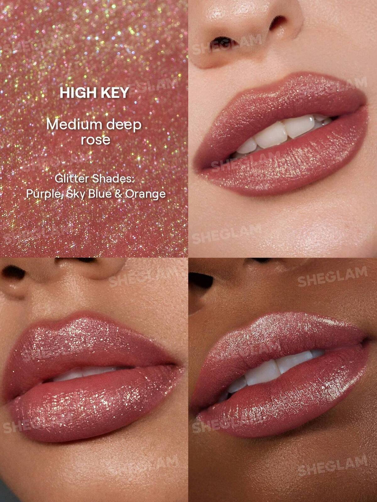 Stardust Swipe Glitter Liquid Lipstick-111 High Key