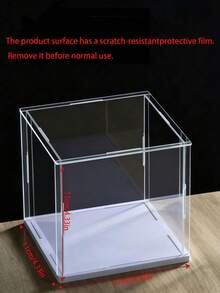 Collectible Display Box, Assembleable Transparent Acrylic Box, Alternative To Glass Display Box, Suitable For Displaying Figurines, Home Storage, And Organizing Toys - Multicolor - View 10