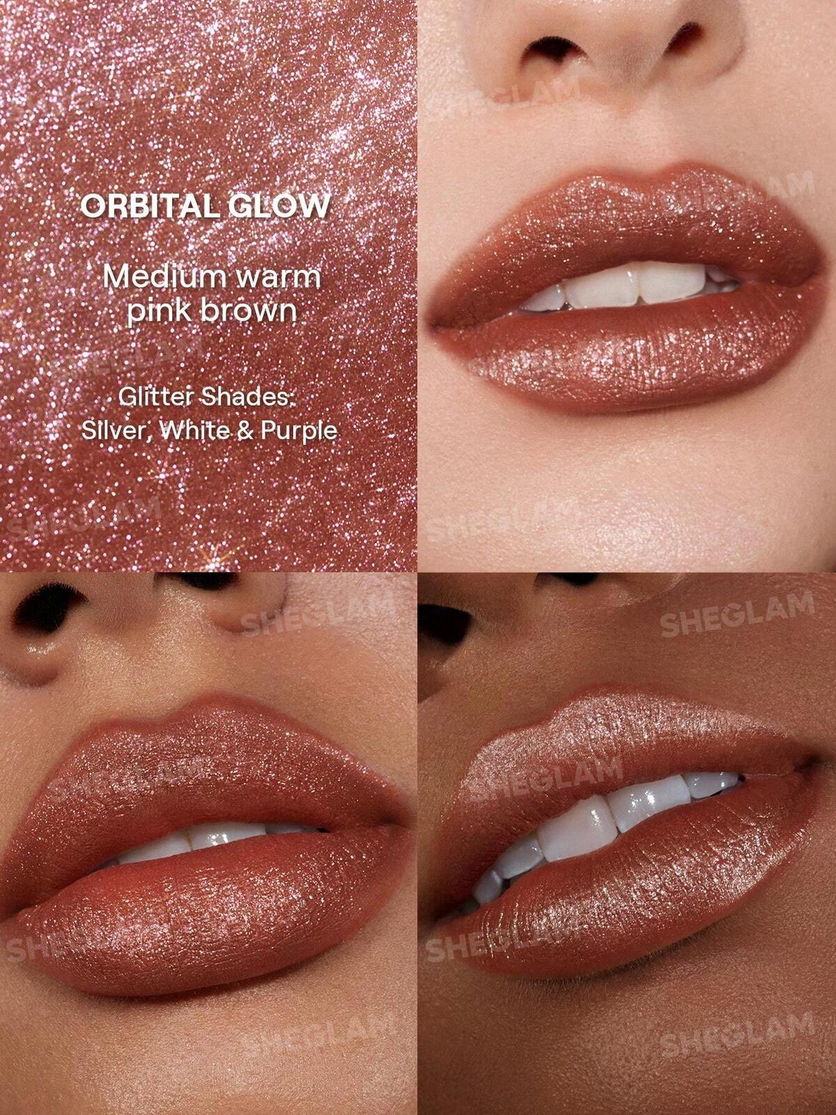 Stardust Swipe Glitter Liquid Lipstick-525 Orbital Glow