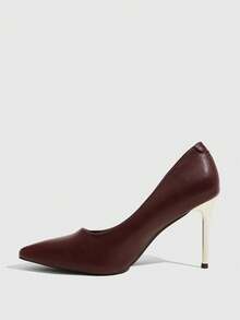 CUCCOO SZL Women's High-Heeled Shoes Are Sexy - Burgundy - View 4