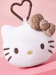 HELLO KITTY AND FRIENDS | SHEIN 1個可愛卡通貓咪吊飾，優雅時尚，可掛在包包與鑰匙上 - 豹紋 - 查看 6