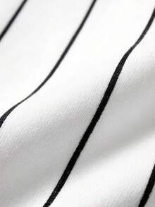 NEOREFINED Men's Colorblock Striped Letter Print Polo Shirt - Multicolor - View 5