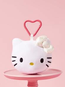 HELLO KITTY AND FRIENDS | SHEIN 1個可愛卡通貓咪吊飾，優雅時尚，可掛在包包與鑰匙上 - 白色 - 查看 5
