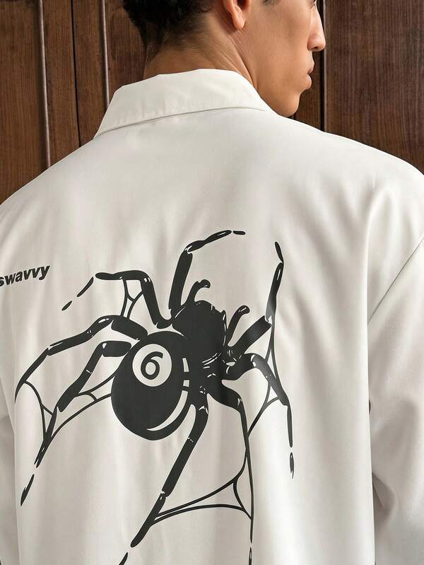 SWAVVY Camisa de manga corta con estampado de rayas para hombre, primavera/verano