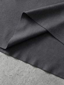 Manfinity Roghcode Men's Letter Print Crew Neck Casual Loose Fit Tank Top - Dark Grey - View 6