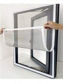 1PC Self Adhesive Window Screen Net Invisible Insect Proof Net For Home Use Summer Easy Installation Durable Mesh Anti Mosquito Fly Protection Keep Bugs Out Ventilation Breathable Fits Most Windows Doors - multicolor - View 3