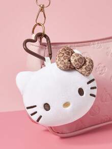 HELLO KITTY AND FRIENDS | SHEIN 1個可愛卡通貓咪吊飾，優雅時尚，可掛在包包與鑰匙上 - 豹紋 - 查看 2