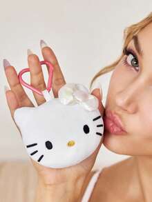 HELLO KITTY AND FRIENDS | SHEIN 1個可愛卡通貓咪吊飾，優雅時尚，可掛在包包與鑰匙上 - 白色 - 查看 1