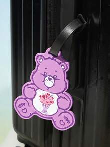 SHEIN X Care Bears Love Bear 全身 PVC 行李吊牌 - 紫色 - 查看 2
