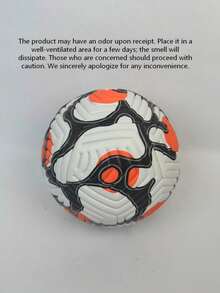 1 pièce Ballon de football haute élasticité, résistant à l'usure, anti-explosion, confortable, en tissu de haute qualité, couture de précision, convient pour l'entraînement et les matchs intérieurs et extérieurs - Multicolore - Voir 11