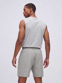 Nelvento Soul Shorts Estilo Namorado Simples, Versátil, Diário, Casual, Esportivo, Shorts de Ginástica, Shorts Estilo Namorado, Shorts de Basquete Estilo Namorado, Desinfetante para as Mãos, Shorts Cinza Escolar, Shorts de Treino de Secagem Rápida, Shorts de Ginástica para Caminhada ao Ar Livre, Shorts de Corrida com Bolsos, Shorts de Treino Cinza, Leves - Cinza - Visão 2