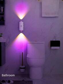 1 قطعة إضاءة ليلية حديثة بمستشعر، مصباح حائط LED قابل للشحن عبر USB، قابل للتعتيم RGB، مناسب للمدخل والسرير والمكتب والخزانة وغيرها، مع إضاءة درج مغناطيسية - أبيض - مشاهدة 3