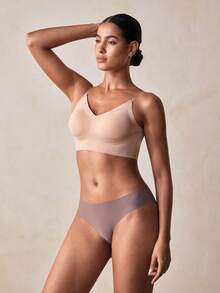 Veilyse Women's Seamless Backless Sexy Lingerie Summer Bridal Underwear 3 Adjustable Shoulder Straps Low Back Wedding Lingerie Breathable Comfortable Formal Occasion Camisole - Multicolor - View 8