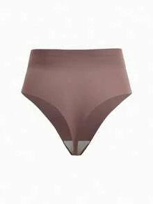 Slumbrini 7pcs/Set Plus Size Seamless G-String Panties, Sexy & Fashionable Casual Comfortable Home-Wear Solid Color & Leopard Print, Gift For Birthday, Valentine's Day, Christmas, Halloween - Multicolor - View 11