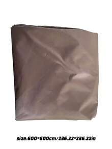 1 Rectangular Waterproof Sunshade With Arc Edge Design, 90% UV Blocking Rate, Heavy-Duty Shade Canopy For Courtyard, Balcony, Terrace, Backyard, Frontyard, Courtyard, And Pavilion. Sunshade Sail, Courtyard Sun Protection, Outdoor Sunshade - Multicolor - View 3