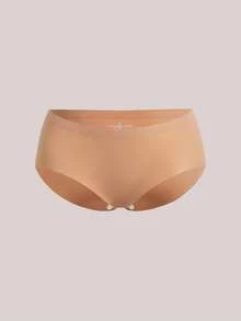 3pcs/Pack Women's Seamless Solid Color Breathable Comfortable Panties - Multicolor - View 8