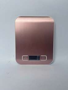 1 Báscula de cocina digital de 10kg, precisión de 1g/0.1oz, de acero inoxidable, apta para hornear y cocinar (baterías no incluidas) - Rosa - Ver 14