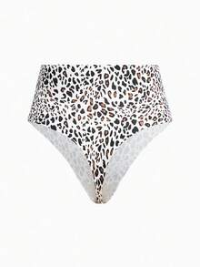 Slumbrini 7pcs/Set Plus Size Seamless G-String Panties, Sexy & Fashionable Casual Comfortable Home-Wear Solid Color & Leopard Print, Gift For Birthday, Valentine's Day, Christmas, Halloween - Multicolor - View 5