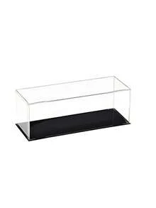 Transparent Acrylic Display Boxes, Available In 11 Sizes, Diy Assembly, Suitable For Displaying Models, Building Blocks, Crafts, And Souvenirs, And Providing Dust Protection. - 5mm Black PVC Base - View 7