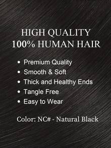 Micro Loop Human Hair Extensions Premium Virgin Remy Hair NC# Natural Black Reusable Invisible Micro Link Bead Hair No Glue No Tape Design 50Pcs 14-22 Inch Anti Shedding Soft Texture Ideal For Full Head Makeover Holiday& Hairstyle For Girls & Women - SNatural - View 2