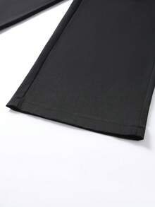 VENTUSAIL Men's Fashion Commute Solid Color Sleeveless Jumpsuit - Black - View 5