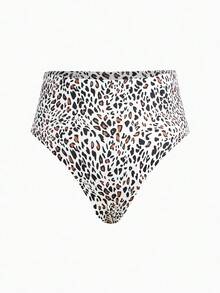 Slumbrini 7pcs/Set Plus Size Seamless G-String Panties, Sexy & Fashionable Casual Comfortable Home-Wear Solid Color & Leopard Print, Gift For Birthday, Valentine's Day, Christmas, Halloween - Multicolor - View 4