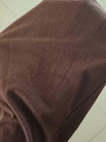 Solavon 女款字母印花長袖上衣與長褲休閒日常兩件套 - 棕色 - 查看 6