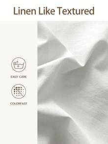 Cirelle 100% Cotton Fitted Sheet, Soft Breathable Cream Off-White Bed Sheet Only, Deep Pocket Fitted Bottom Sheet With All-Around Elastic, Solid Color Mattress Cover - White - View 4
