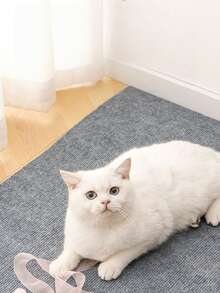 1pc Self-Adhesive Cat Scratching Pad For Furniture Protection - Wall-Mounted, Floor And Corner …Horizontal Cat Scratching Pad, Indoor Cat Scratching Board For Carpet And Hard Floor - 30*100cm - View 3